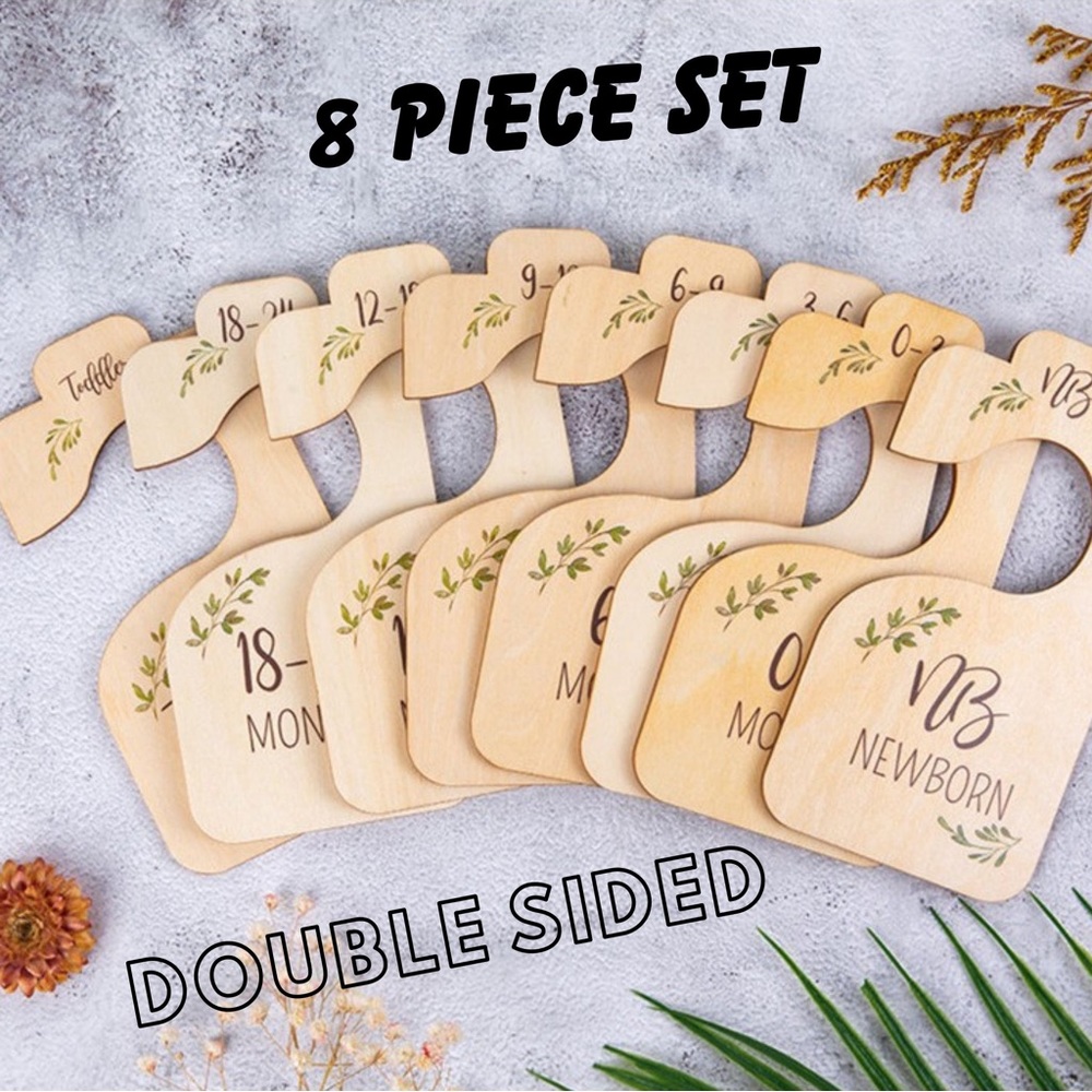 Baby closet dividers, clothes organizer, newborn to toddler gift set for babies